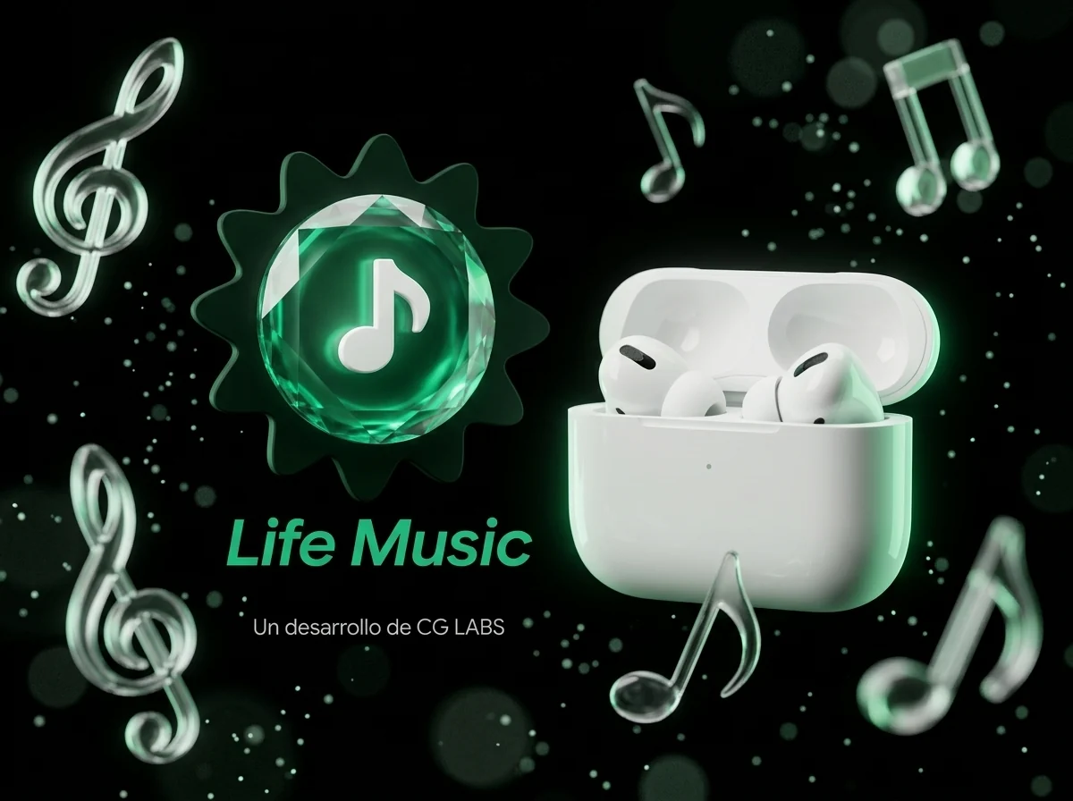 Life Music y unos AirPods Pro